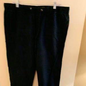 Gap Navy Blue Linen Joggers